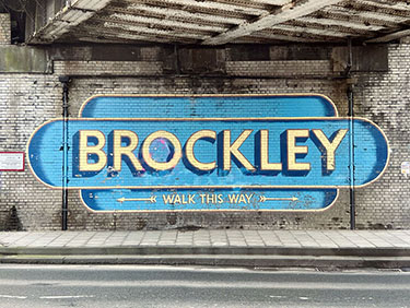 Bridge Brockley Station Bridge Artwork - London - Photography by Sam Vestby-Clarke.