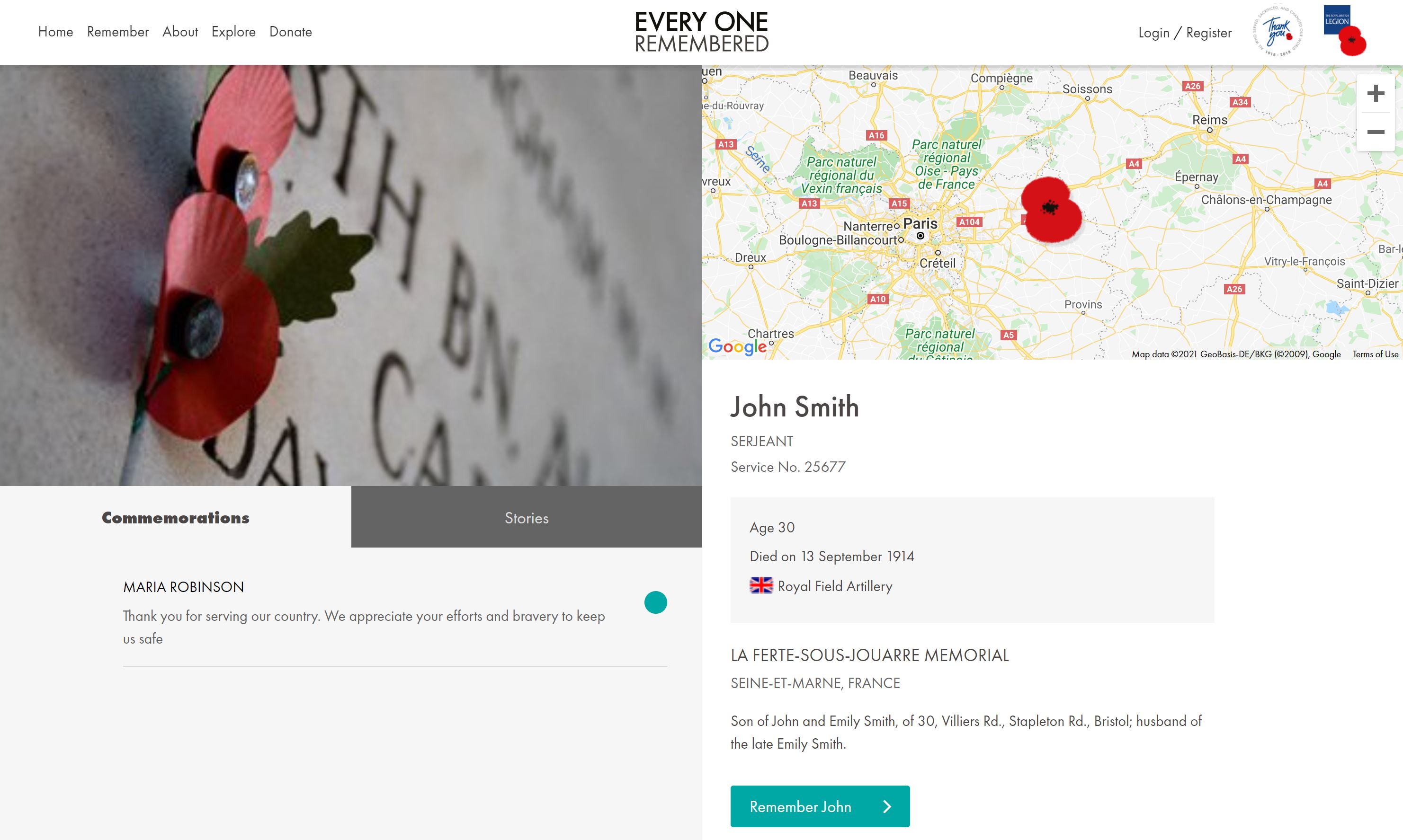 Every One Remembered